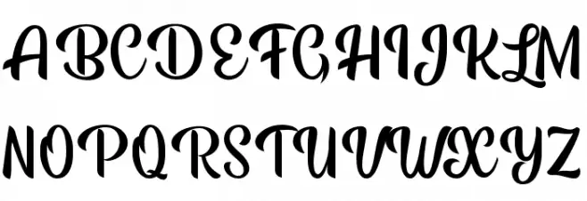 Beauty Mountains Personal Use 字体 大写