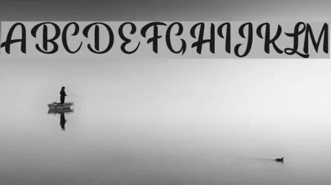 Beauty Mountains Personal Use Font examples