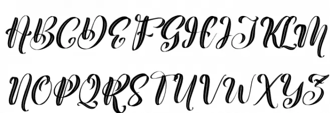 Beauty Nature Italic Polices MAJUSCULES