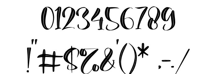Beauty Nature Font OTHER CHARS