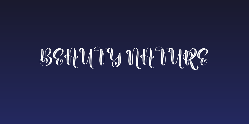Beauty Nature Social Header
