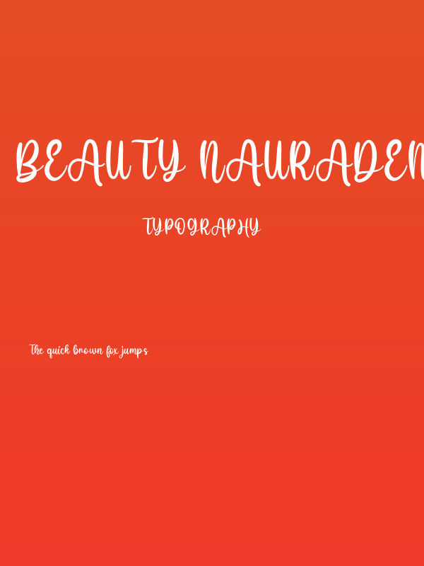 Beauty NauraDemo Poster