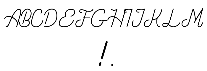 Beauty One Font OTHER CHARS