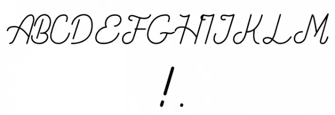 Beauty One Font OTHER CHARS