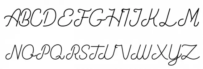 Beauty One Font UPPERCASE