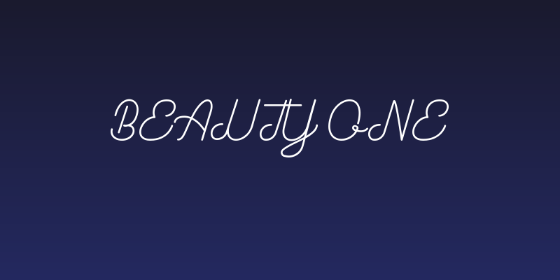 Beauty One Social Header
