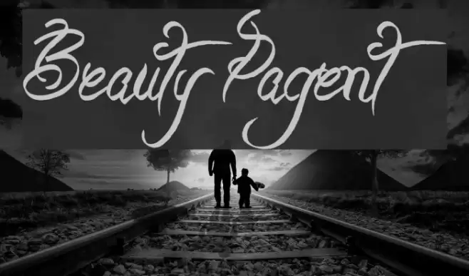 Beauty Pagent Font examples