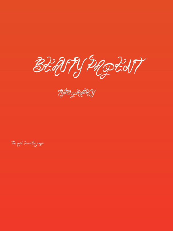Beauty Pagent Poster