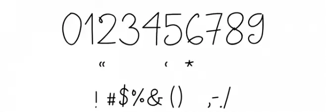 Beauty Queen Font OTHER CHARS