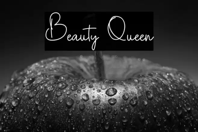 Beauty Queen Font examples