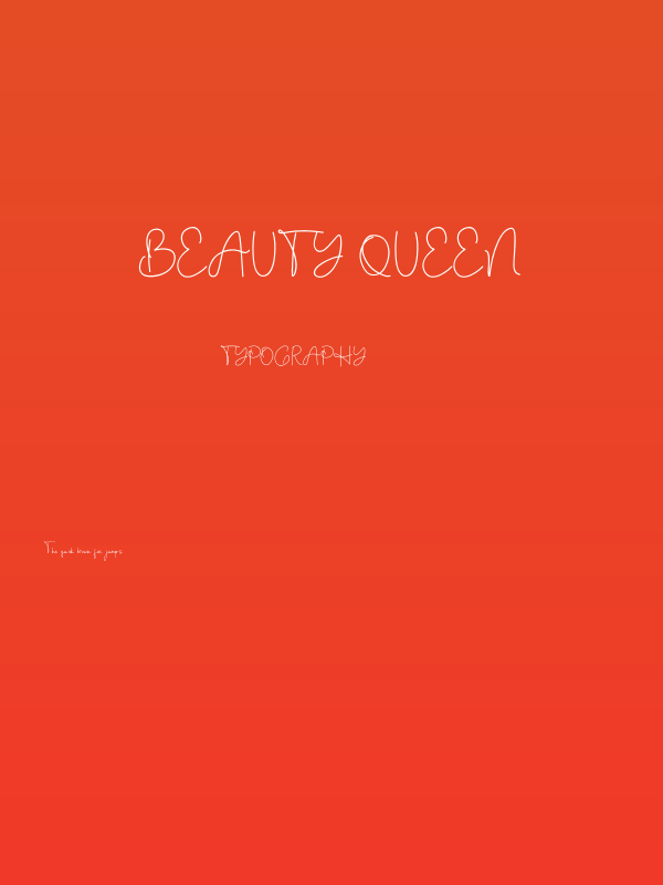 Beauty Queen Poster