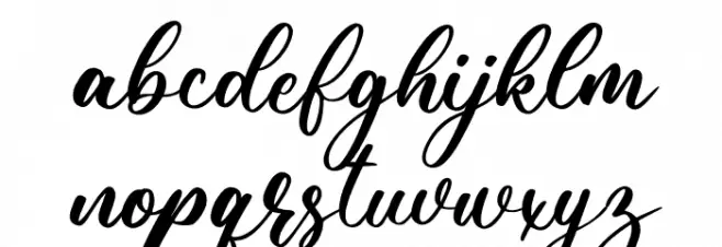 Beauty Rose Caratteri MINUSCOLO