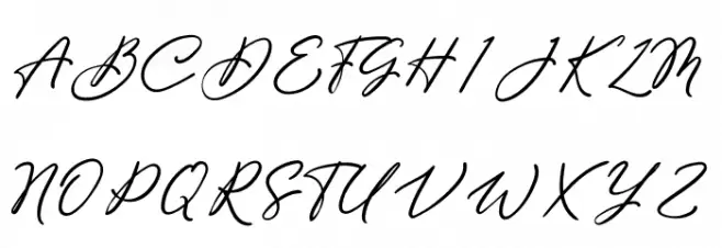 Beauty Satine Personal Use Font Schriftart Groß