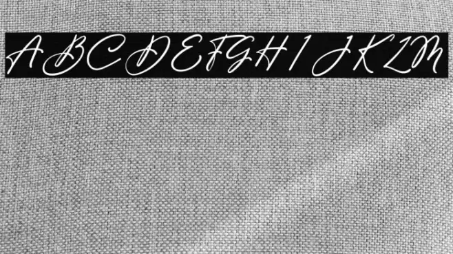 Beauty Satine Personal Use Font Font examples