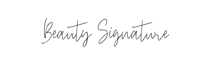 Beauty Signature  नि: शुल्क फ़ॉन्ट्स डाउनलोड