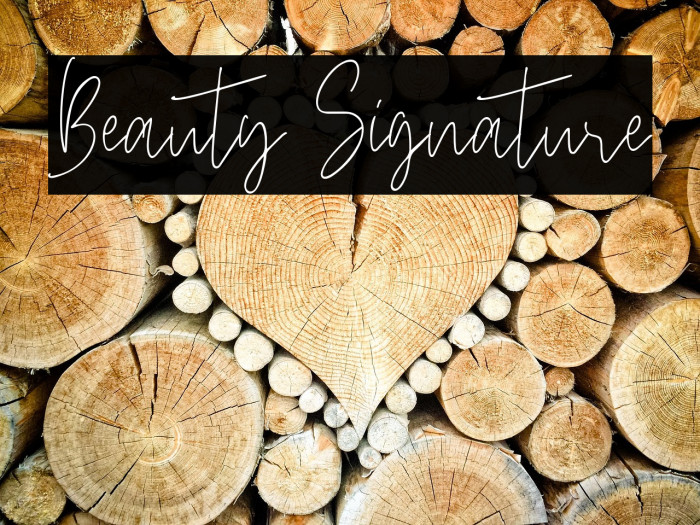 Beauty Signature Example 3