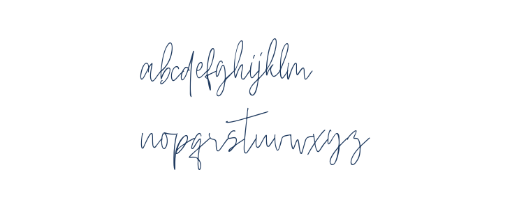 Beauty Signature Lowercase