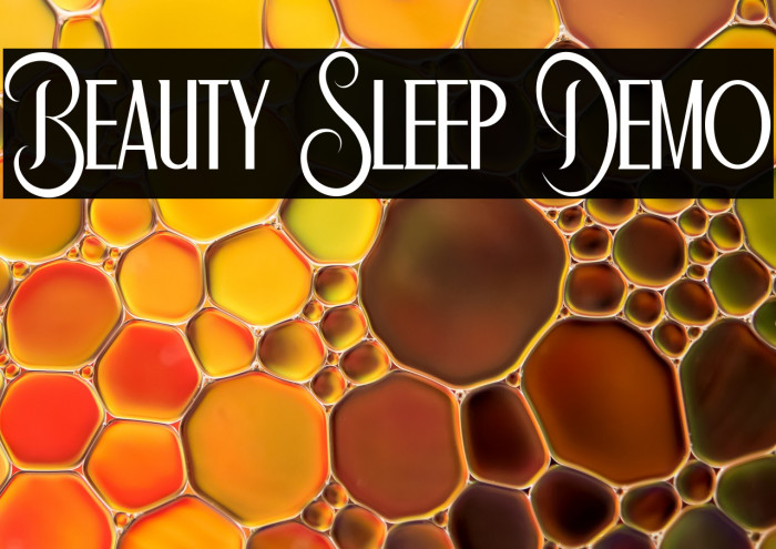 Beauty Sleep Demo Example 3