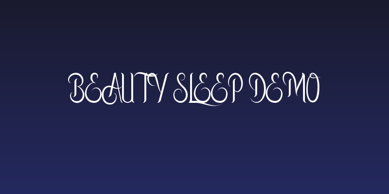 Beauty Sleep Demo Social Header