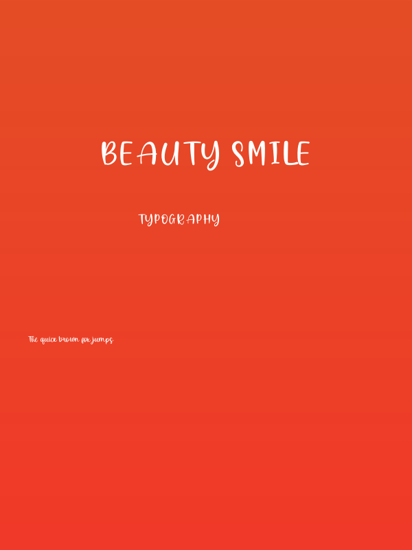 Beauty Smile Poster