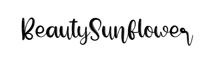 Beauty Sunflower  font caratteri gratis