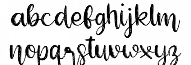 Beauty Sunflower Caratteri MINUSCOLO