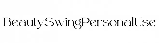 Beauty Swing Personal Use  Descarca Fonturi Gratis