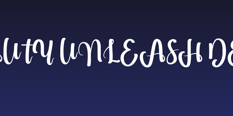 Beauty Unleash Demo Social Header