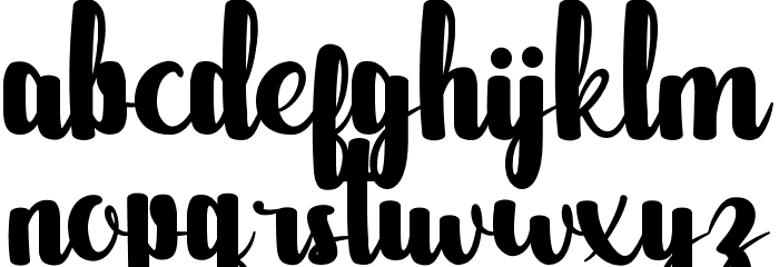 Beauty Unleash Demo Font LOWERCASE