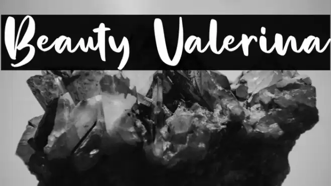 Beauty Valerina Font examples