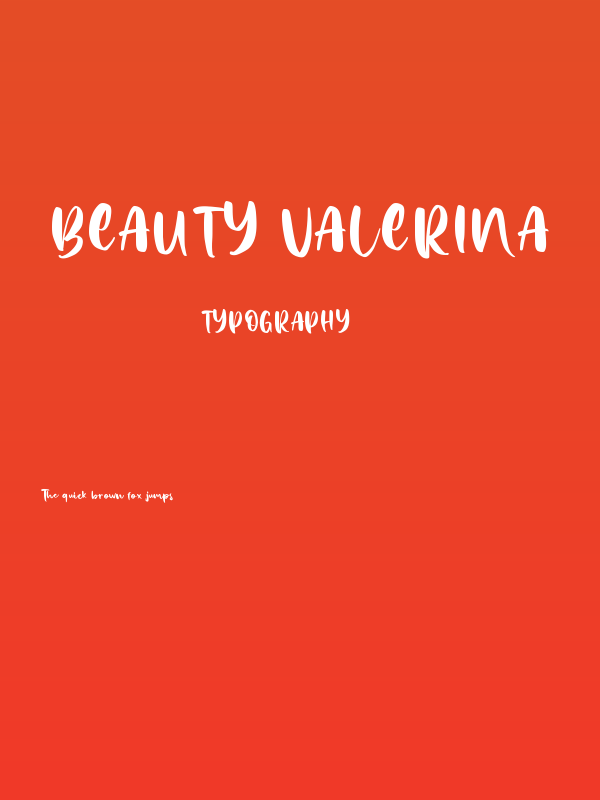 Beauty Valerina Poster