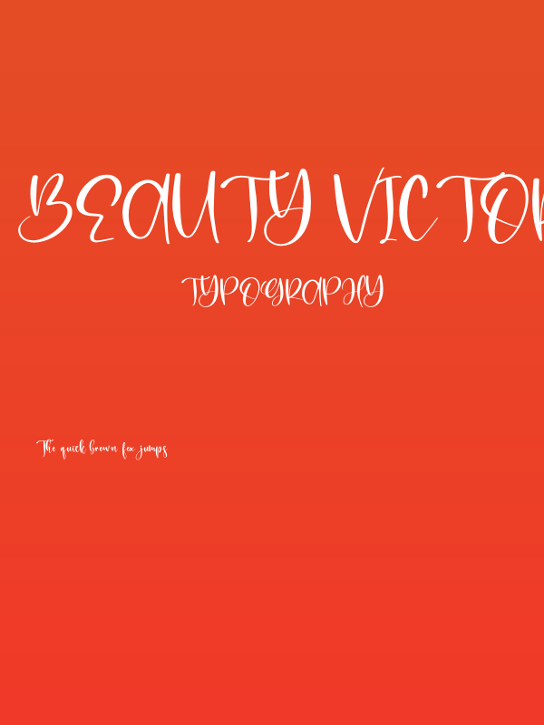 Beauty Victoria Poster