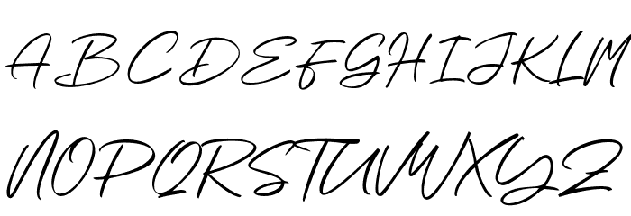 Beauty Wind Schriftart Groß