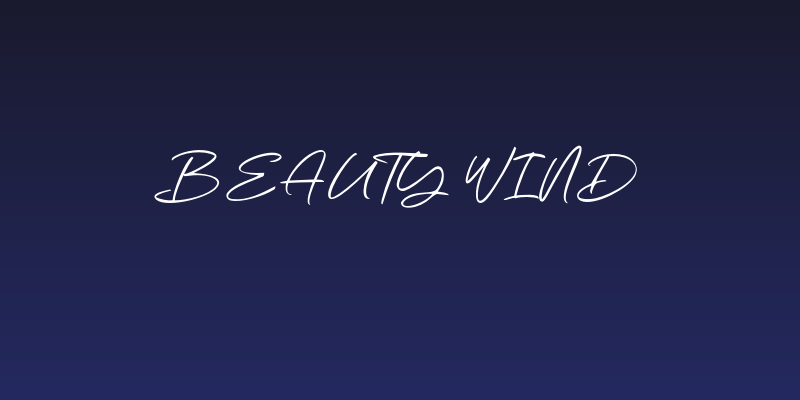 Beauty Wind Social Header