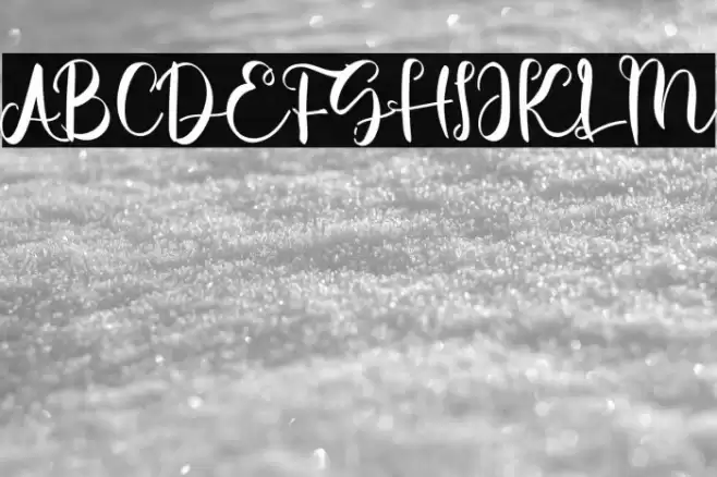 Beauty Yellow Font examples