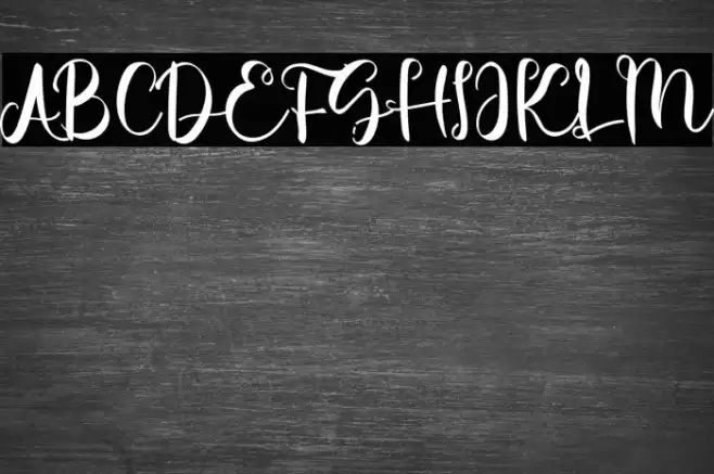 Beauty Yellow Font examples