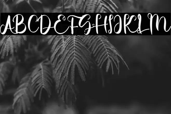 Beauty Yellow Font examples