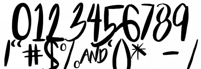 Beauty and the Beast Font OTHER CHARS