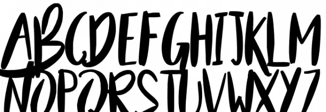 Beauty and the Beast  Schriftart Groß