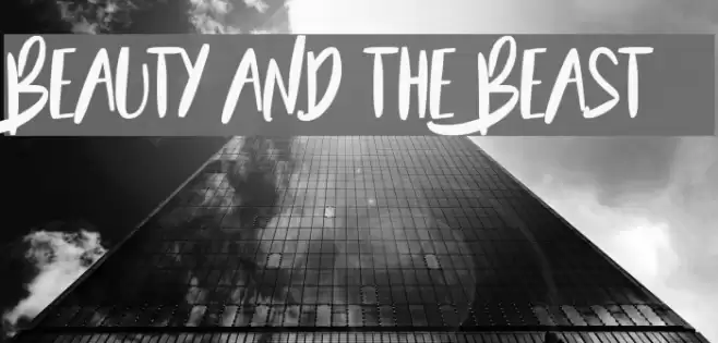 Beauty and the Beast  Font examples