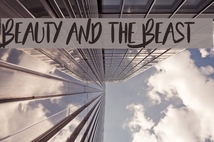 Beauty and the Beast  Example 2