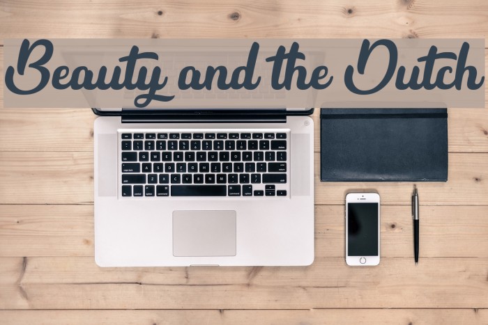 Beauty and the Dutch Font examples
