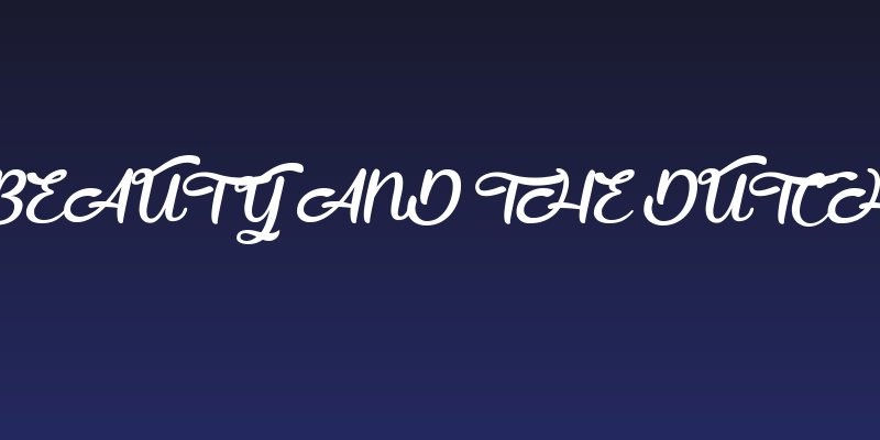 Beauty and the Dutch Social Header