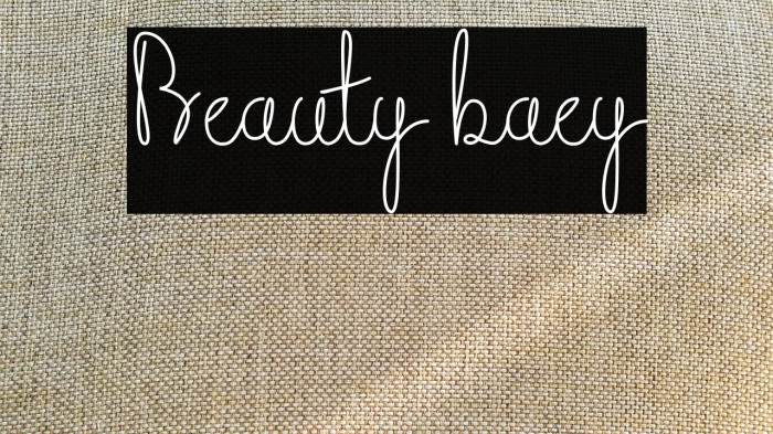 Beauty baey Example 1