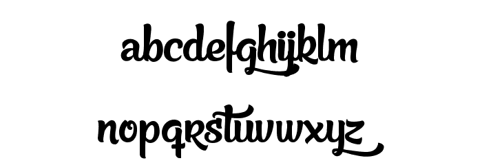Beauty in the Ordinary Font LOWERCASE