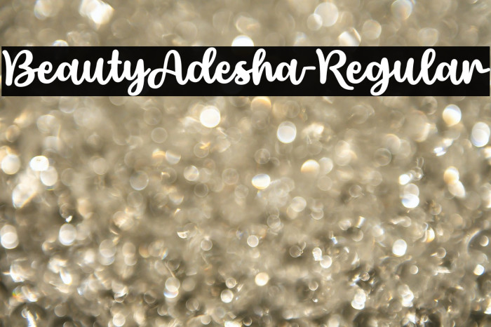 BeautyAdesha-Regular Example 1