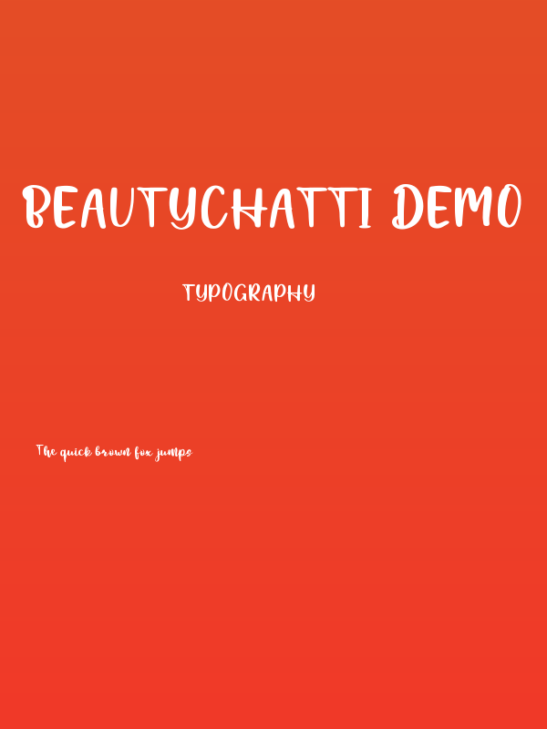 BeautyChatti Demo Poster