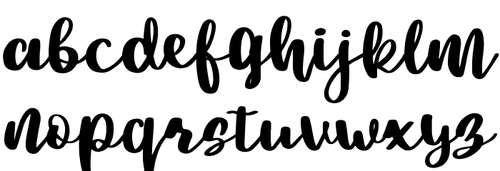 BeautyChatti Demo Font LOWERCASE