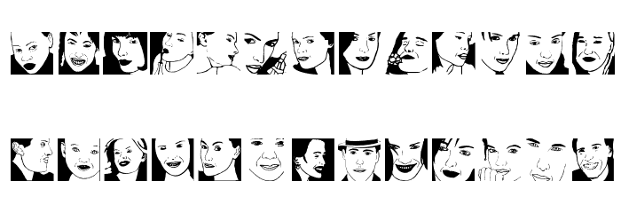 BeautyFaces Font LOWERCASE