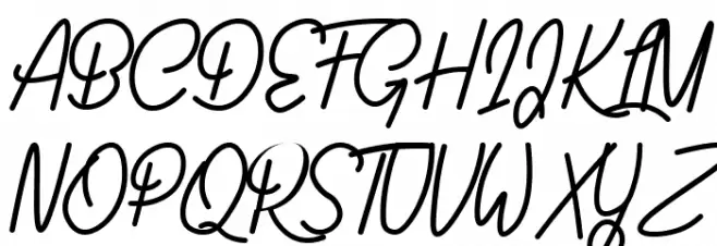 BeautyFlawless Font UPPERCASE